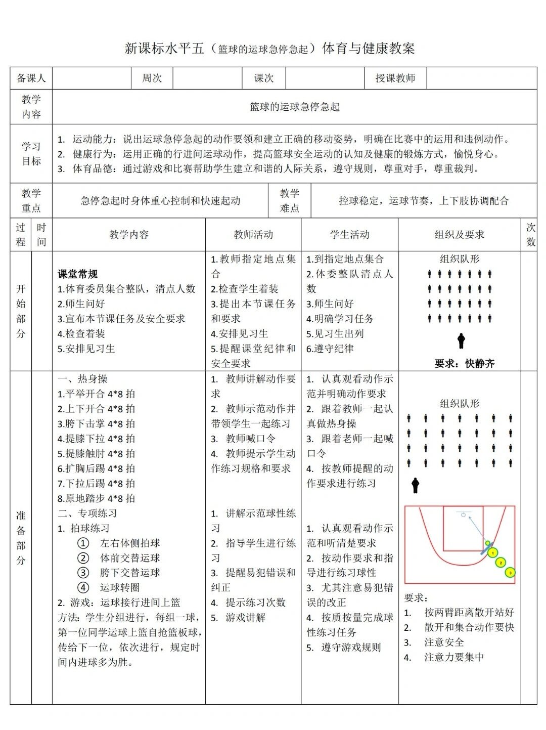 u6篮球训练内容和教学